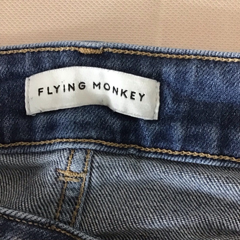 Flying Monkey Mid Rise Double Button Dark Blue An… - image 7